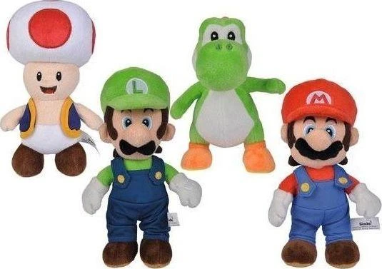 Simba Mascot pliušinis Super Mario 4 tipai