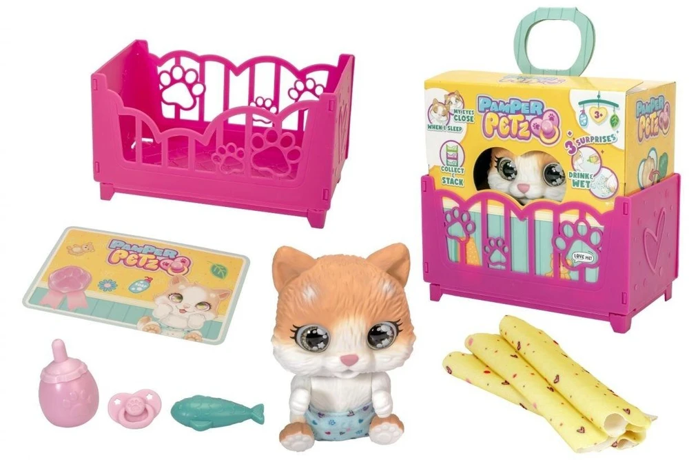 SIMBA PAMPER PETZ kotek su łóżeczkiem 595-0211