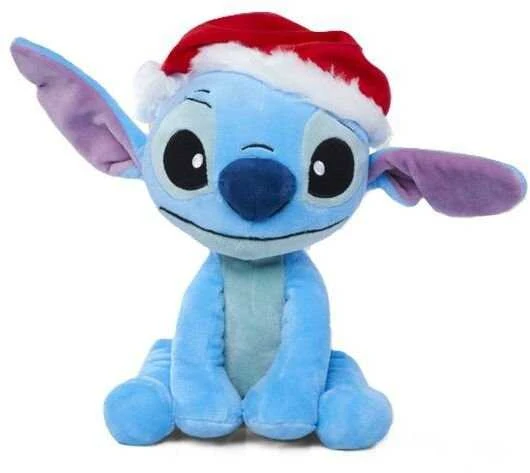 Simba Minkštas pliušinis Disney Stitch su Kalėdų kepure 25 cm