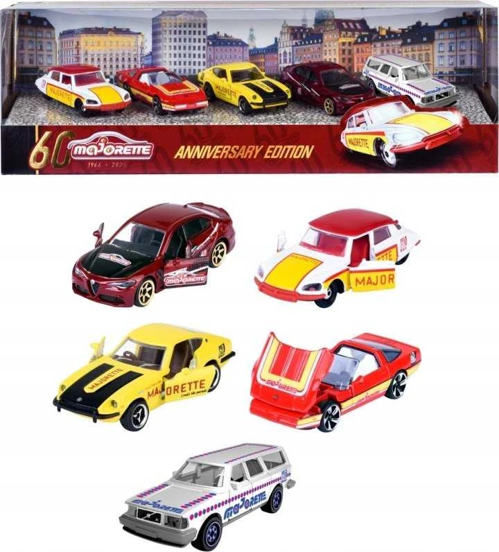 Žaislinių transporto priemonių rinkinys Majorette 60 Anniversary Edition