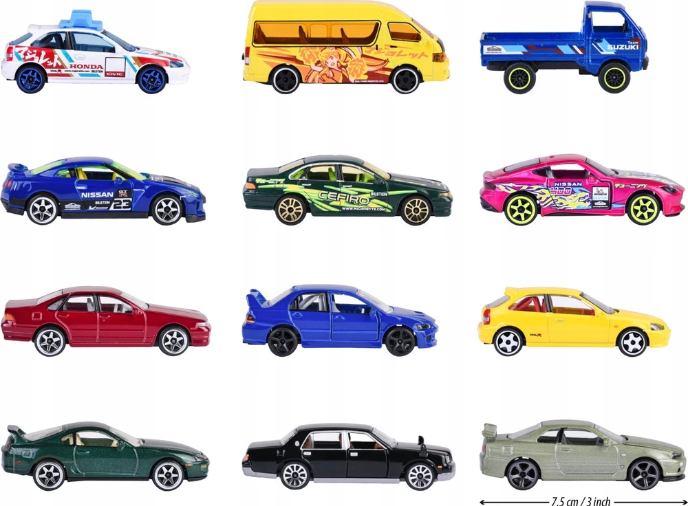 Žaisliniai automobiliai Majorette Japan serija rinkinys