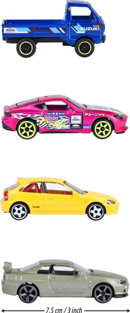 Žaisliniai automobiliai Majorette Japan serija rinkinys