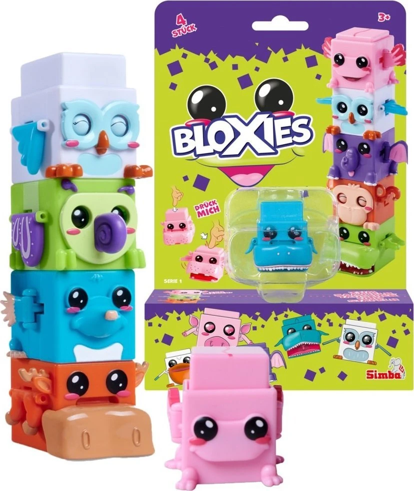Simba Kūrybinis žaidimas Bloxies 4 dalių rinkinys, spalvotas