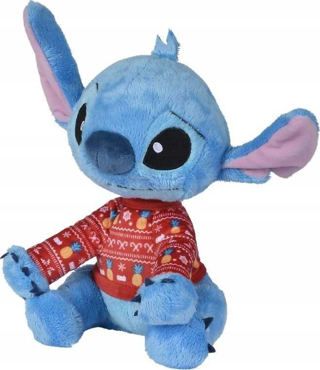 Mattel Simba Minkštas pliušinis Disney Stitch žaislas 25 cm žieminis