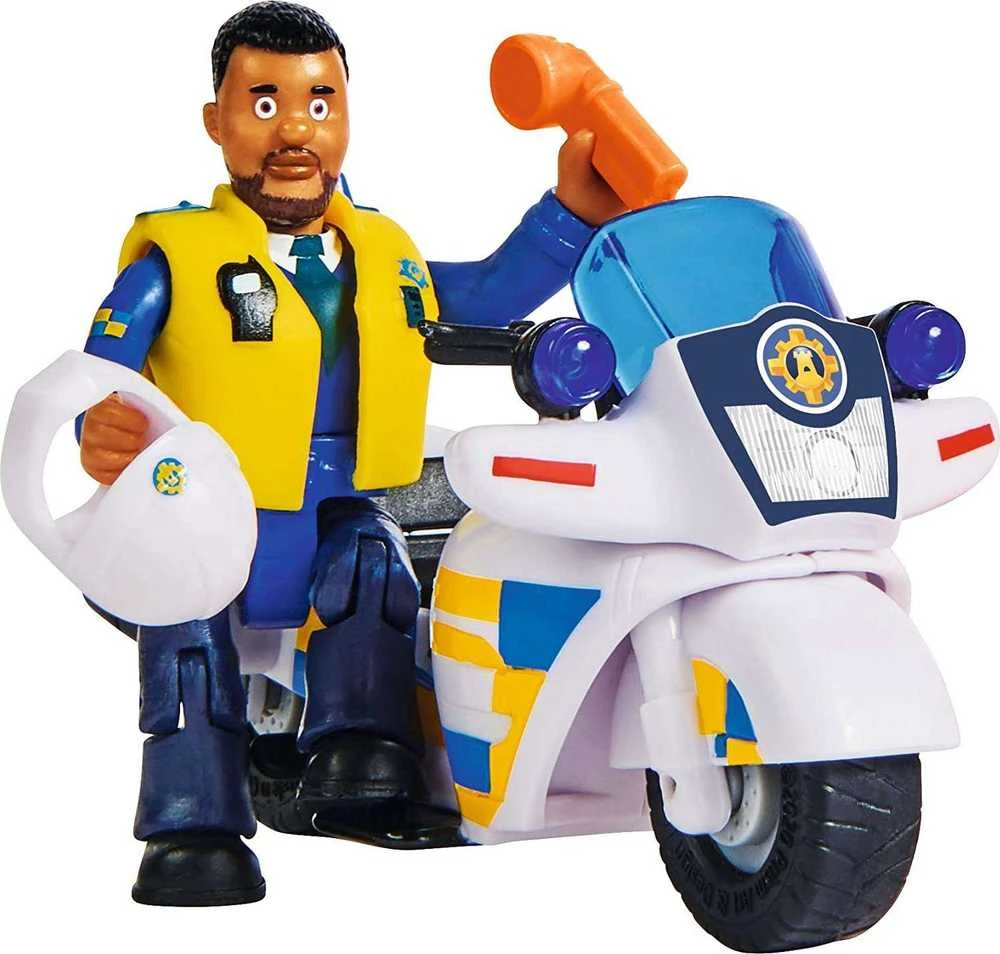 Pats „Simba“ ugniagesys yra policijos variklis su Malcolmo + AKC figūra