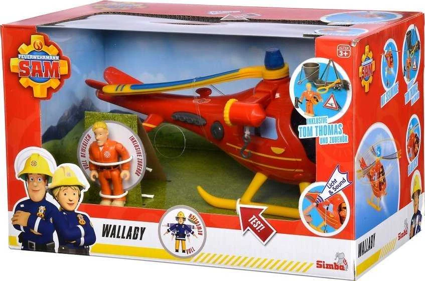 Pats „Simba“ ugniagesys yra sraigtasparnio Walla su figūrėlės tūrio gelbėjimu