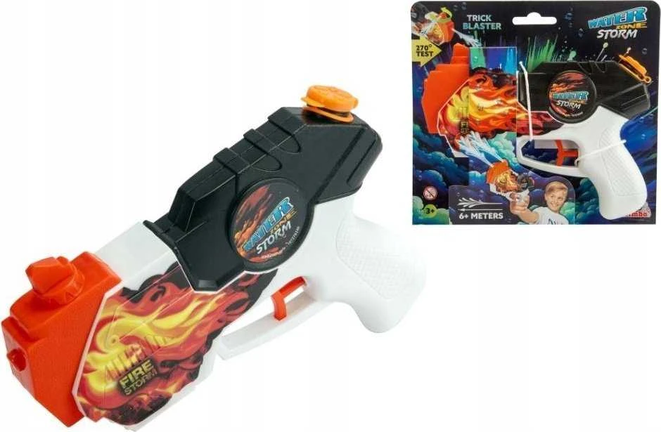 Simba „Waterzone“ vandens ginklų paleidimo priemonė „Vanduo Zone Storm Trick Blaster“.