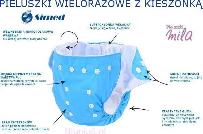 Simed SIMED BUNNY KIŠENINĖS SAUSKELNĖS