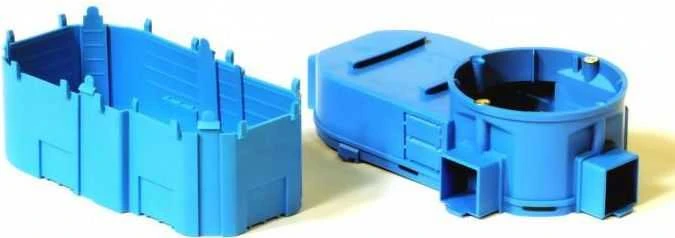 Simet Dviguba įleidžiama dėžutė, 60 mm giliai mėlyna SE2 x 60G (34159203)