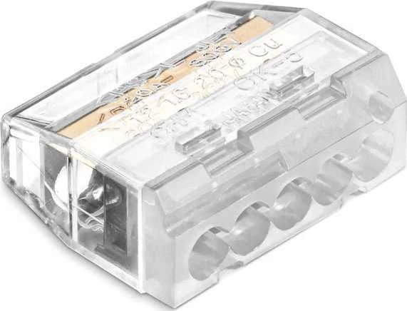 Simet SCP5 plug-in greitoji jungtis - 5 takeliai 4mm 24A/450V - Perfect Quick connector - 50 vnt.