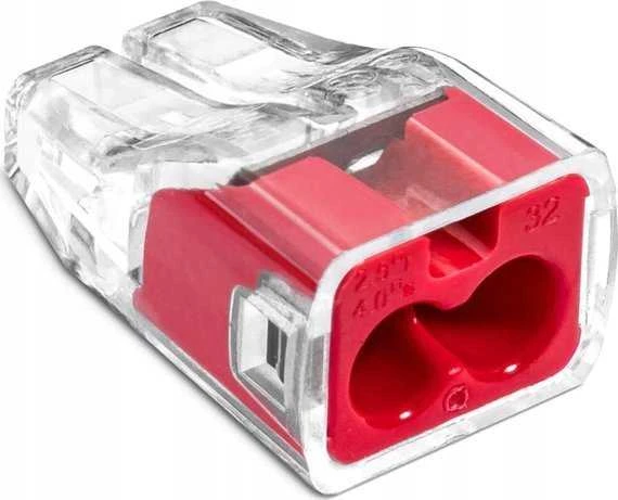 Simet SCP2 plug-in greitoji jungtis - 2 takeliai 4mm 32A/450V - Perfect Quick connector - 100 vnt.