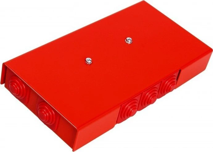 Simet Ugnies dėžutė PIP- 2AN R3x3x4 stačiakampio formos, E90, šakota, matmenys 103x30x197mm, raudona 84622656