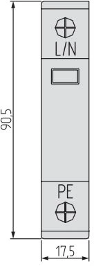 Simet viršįtampio ribotuvas D 1P 10kA SM10D/1P SIMTEC 85301000