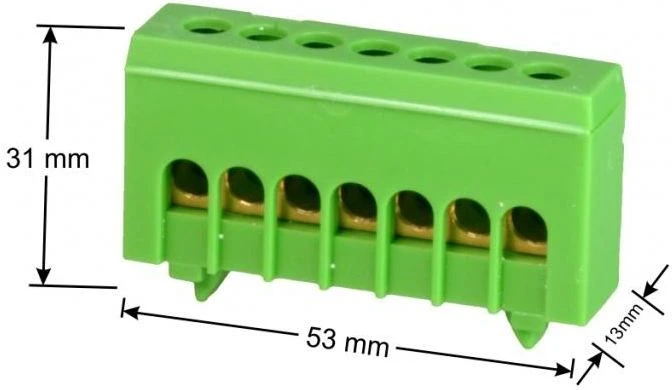 PRIJUNGIMO JUOSTA DIN TS35 LP-870S-7FS SIMET