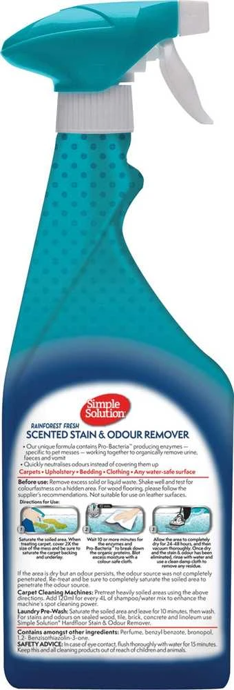 Simple Solution Simple Solution dėmių ir kvapų valiklis - 750 ml