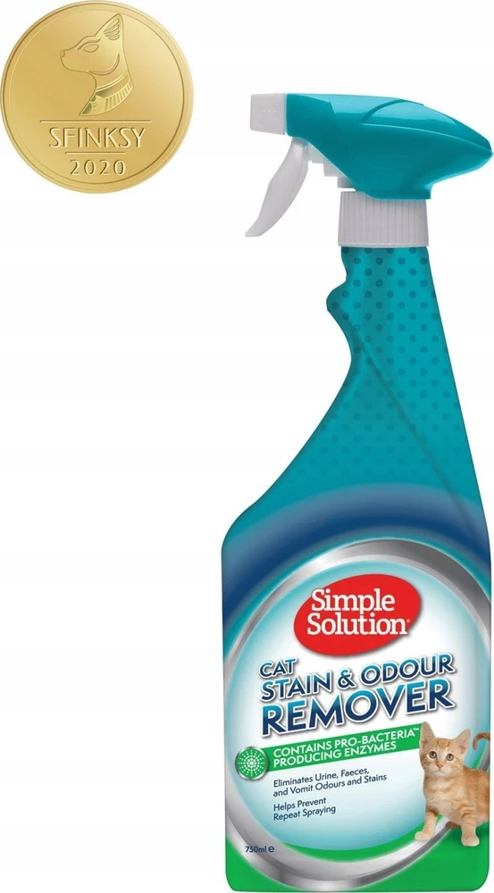 Simple Solution kačių kvapų ir dėmių valiklis, 750 ml