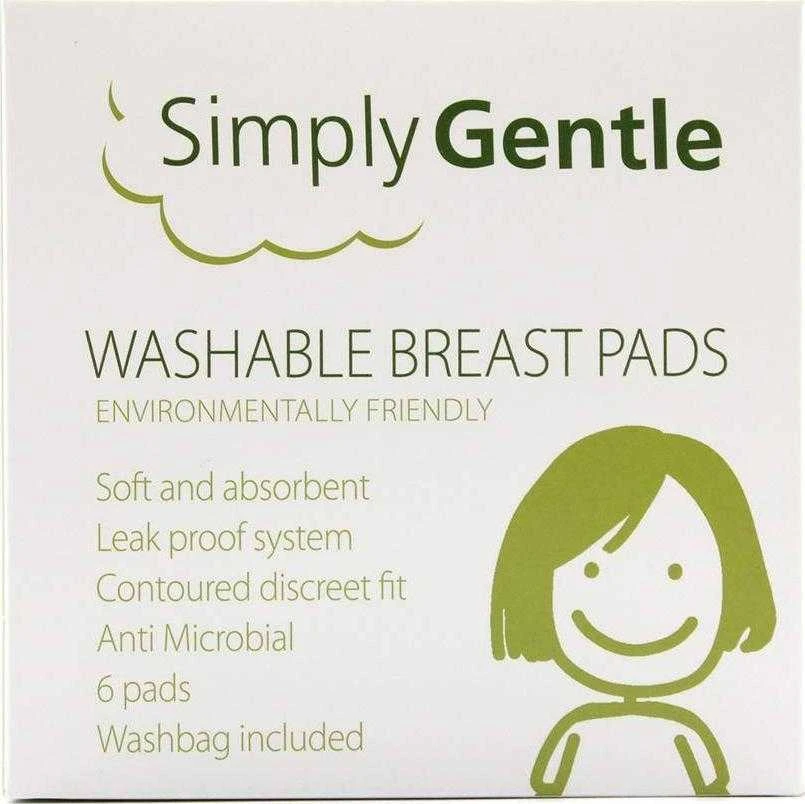SIMPLY GENTLE daugkartiniai įklotai į liemenėlę su maišeliu, 6 vnt.