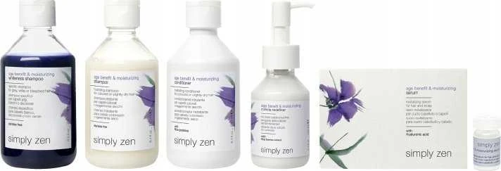 Simply Zen, Age Benefit - Drėkinamasis, Plaukų šampūnas, Drėkinimui, 1000 ml