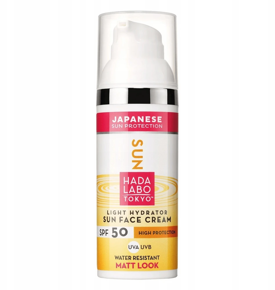 Hada Labo Tokyo Sun Hyaluronic Acid Hidratacinis kremas nuo saulės veidui SPF 50, 50 ml