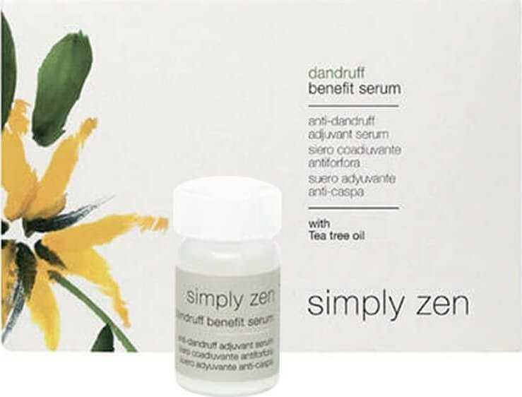 Set Simply Zen Dandruff Benefit Hair Serum Nuo pleiskanų, 12 vnt., 5 ml
