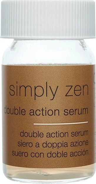 „Simply Zen“ dvigubo poveikio nenuplaunamas galvos odos serumas, skirtas tankumui ir gyvybingumui, 12 vnt., 5 ml
