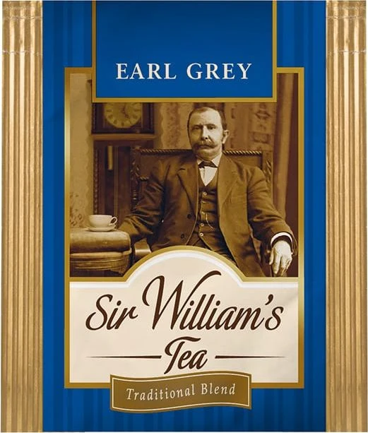 Sir Williams Earl Grey arbatos pakuotės elementas