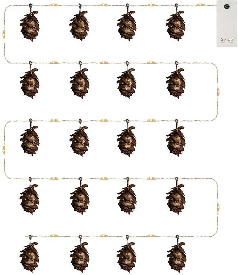 Dekoracja świąteczna Sirius Sirius Molly Cone, 20LED, Gold+25cm