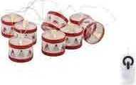 Sirius Sirius Elly Drum garland, 8L, Raudona