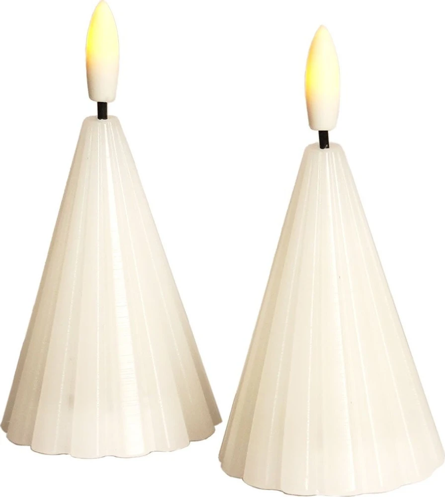 Sirius Sirius Laura Tree, 2 pcs. Ø5,7x8cm, baltas