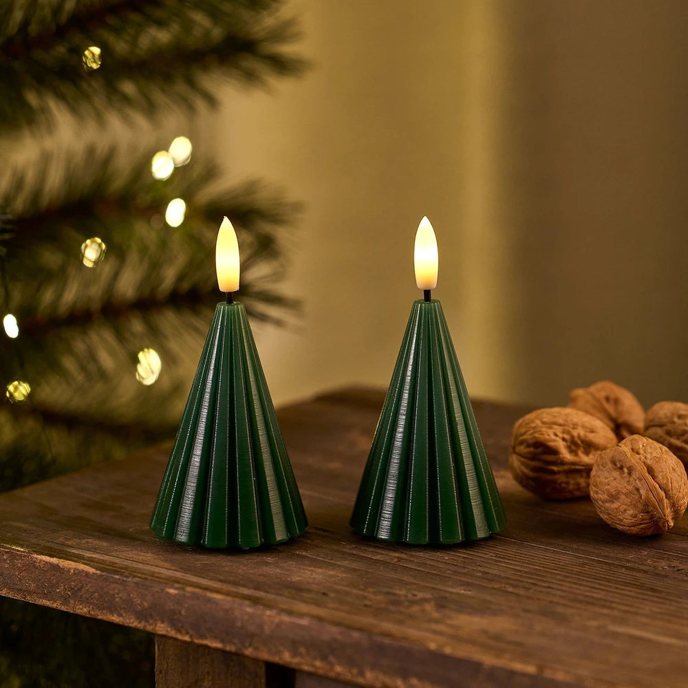 Sirius Sirius Laura Tree, 2 pcs. Ø5,7x8cm, žalias