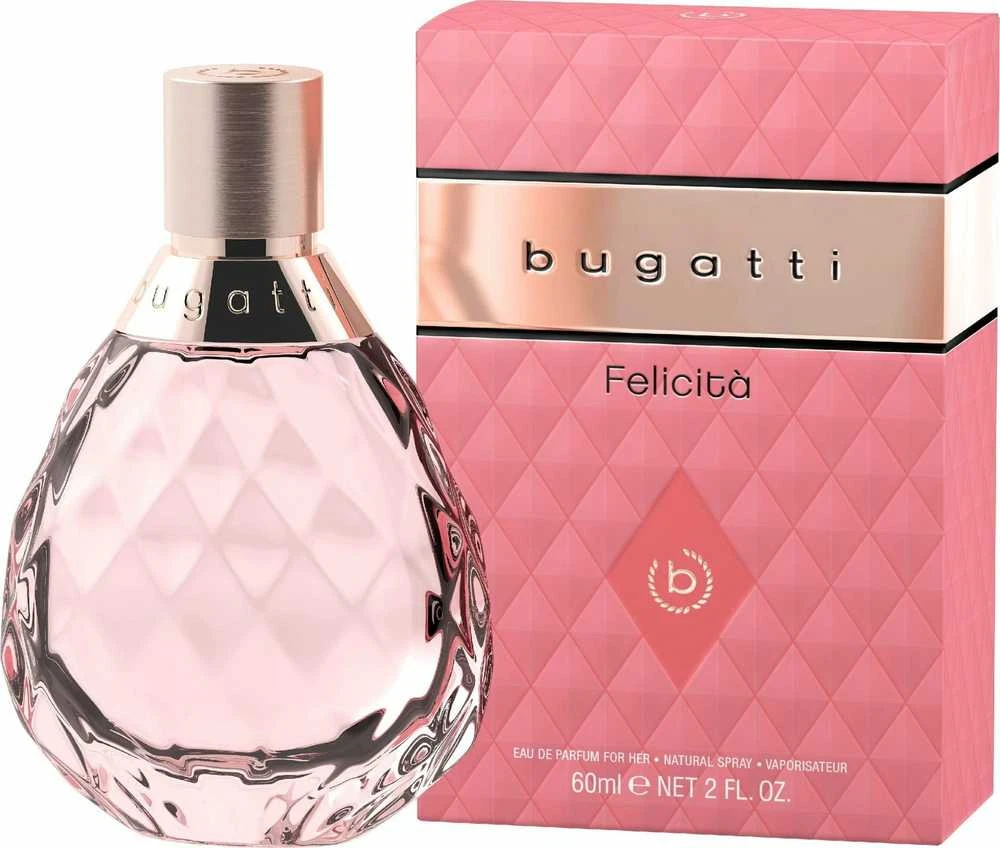 Bugatti Felicita Rosa EDP parfumuotas vanduo moterims, 60 ml