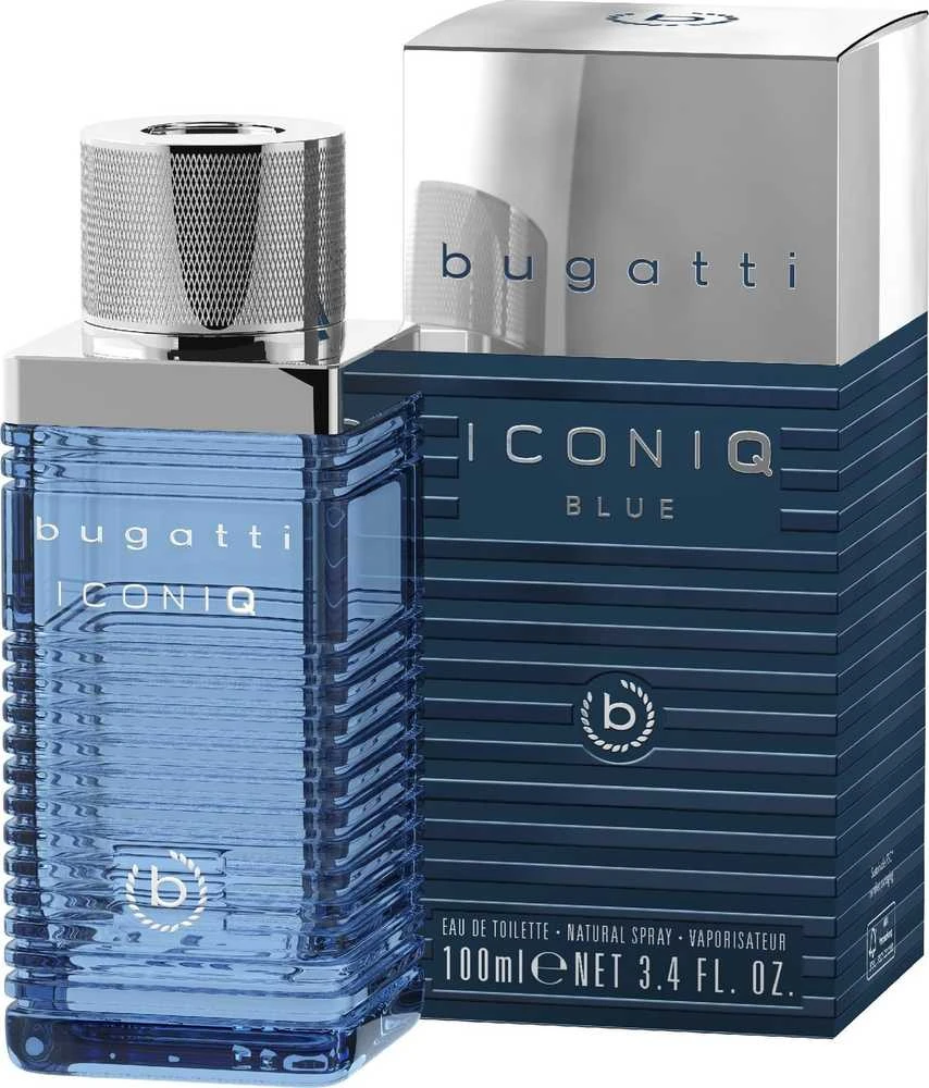 Mėlyna BUGATTI Iconiq Mėlyna tualetinis vanduo vyrams 100 ml