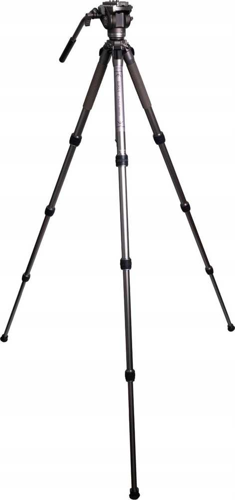 Sirui Pilot Series Alu Tripod GT04+GT5 Videohead Pilkas