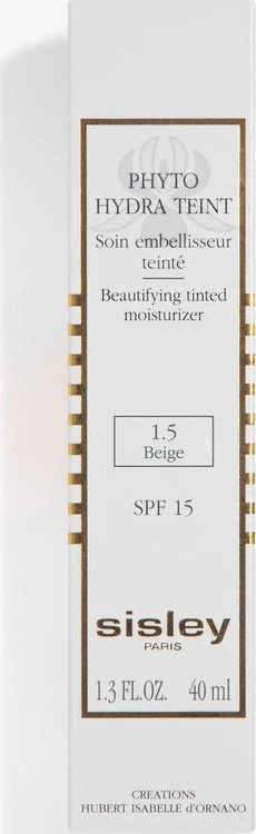 Sisley Phyto-Hydra Teint Drėkinamasis kremas su atspalviu, SPF15, spalva: 1.5 Beige, 40 ml