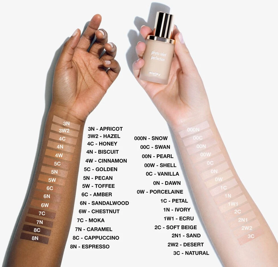 Sisley matinio efekto makiažo pagrindas Phyto-Teint Perfection (itin ilgai išliekantis makiažo pagrindas), 30 ml, 2W2 Desert