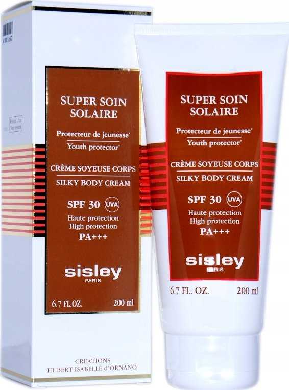 Sisley Apsauginis kremas nuo saulės SPF 30 Super Soin Solaire ("Silk y Body Kreminis") 200 ml