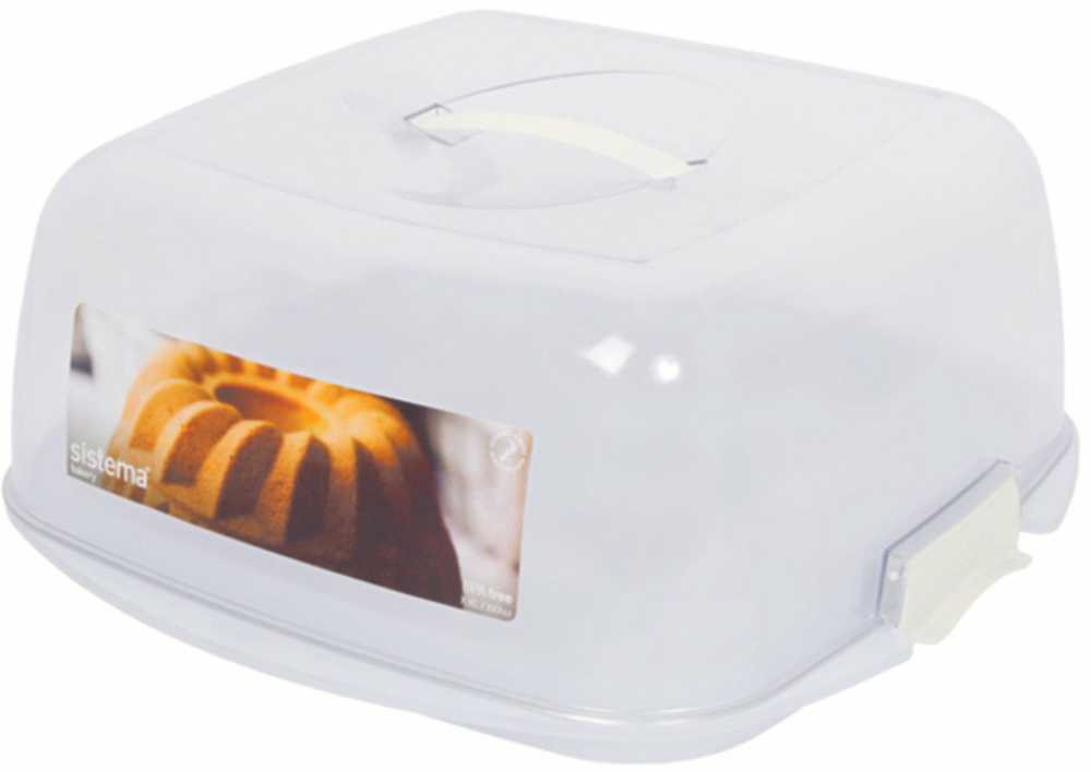 Sistema Sistema 1260, Box, Square, 8.8 L, Transparent, 342 mm, 350 mm