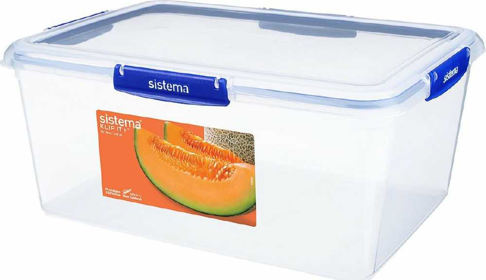 Klip IT sistema - Rectangle Plus 10L /Virtuvei ir valgomajam /Skaidri/Mėlyna
