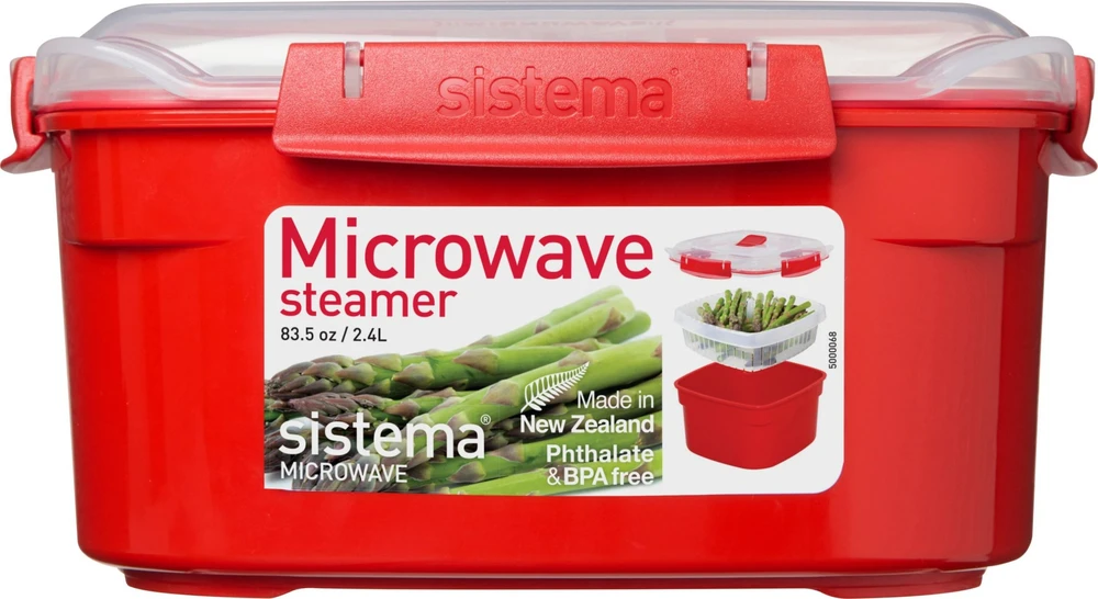 Sistema Mikrofalowy parowar o pojemności 2400 ml