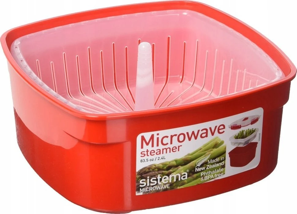 Sistema Mikrofalowy parowar o pojemności 2400 ml