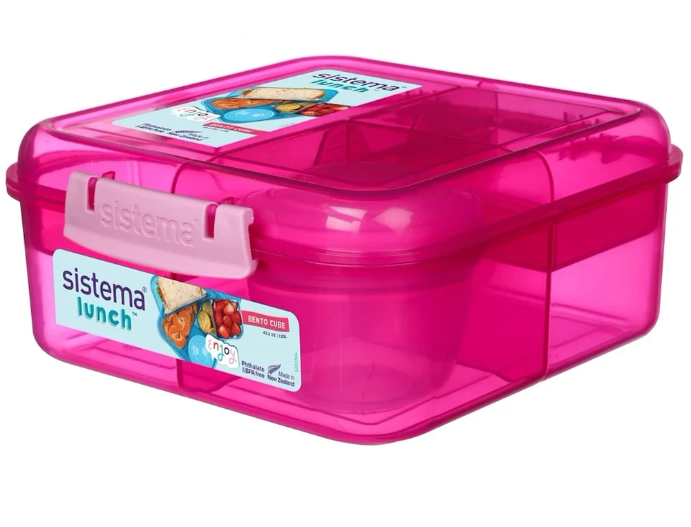 Sistema Sistema 1,25L Bento Cube Lunch Rožinė