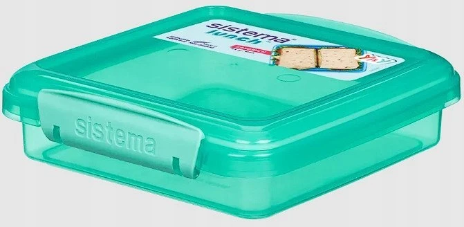 Sistema Sistema 31646 maisto laikymo talpa Kvadratinė 0,45 l Mėlyna 1 vnt.