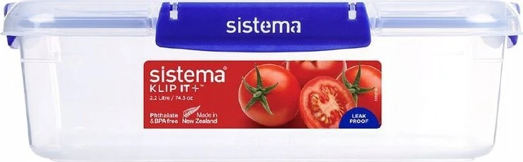 Sistema Pojemnik na żywność KLIP IT PLUS 2,2 l mėlyna