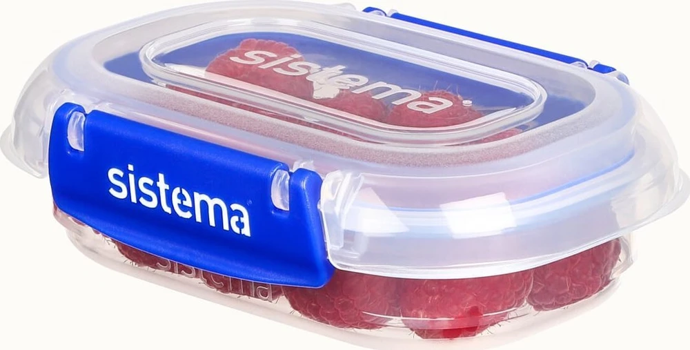 Sistema sistema Pojemniki do przechowywania komplektas KLIP IT PLUS 3 x 180 ml mėlyna