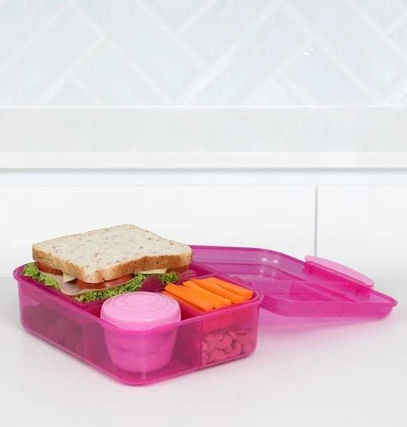 Sistema Bento vaikiška pietų dėžutė su skyreliais 1650 ml, mėlyna