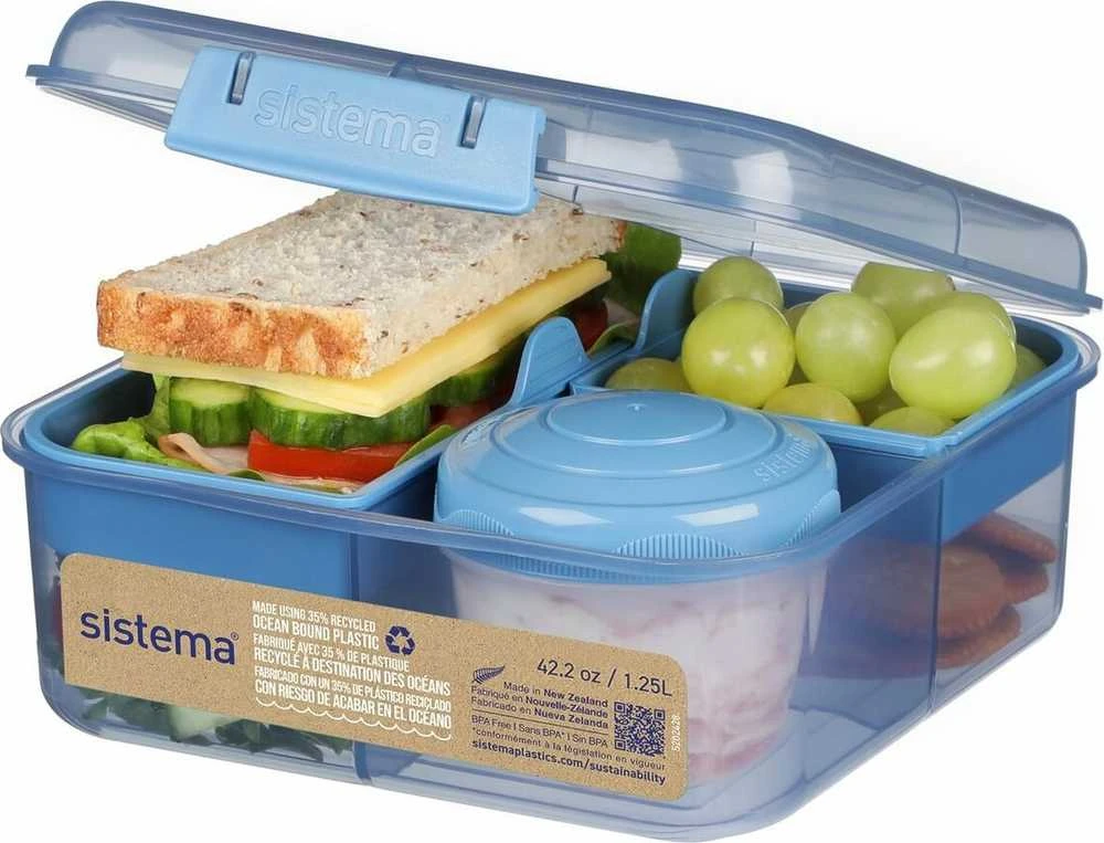 Sistema To Go Box Bento Cube perdirbto PP 1,25 l 1 vnt.