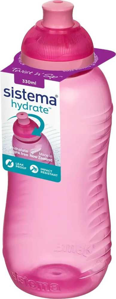 Gertuvė Sistema System - Twist `n`sip 330 ml - Rožinė