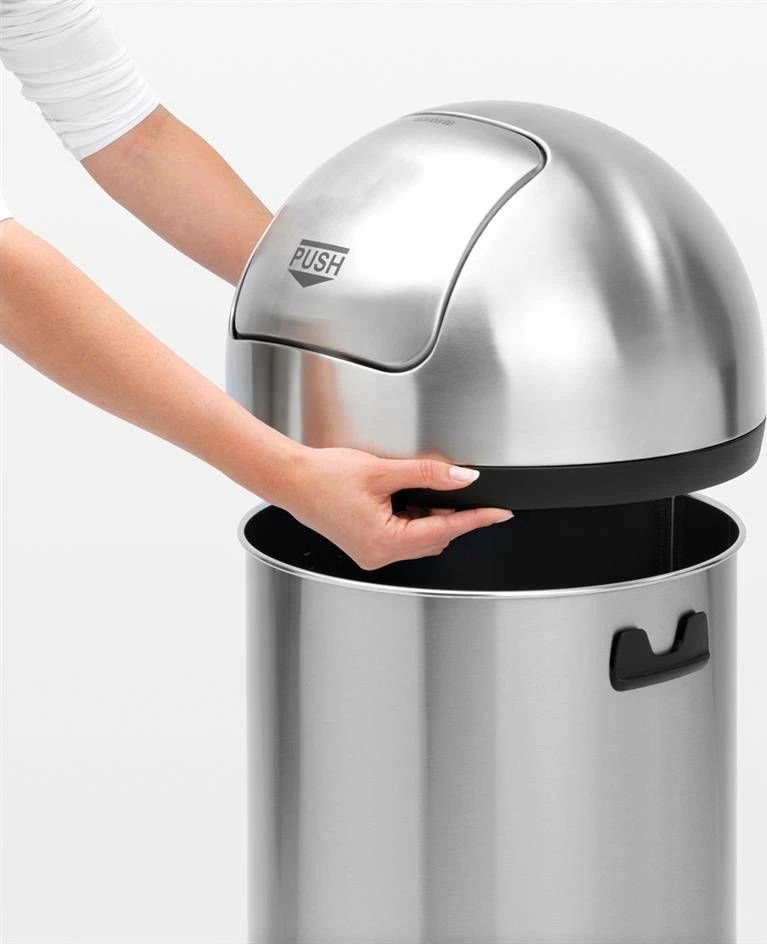 Brabantia Šiukšlių dėžė atidaroma ranka Push Bin, 60 L