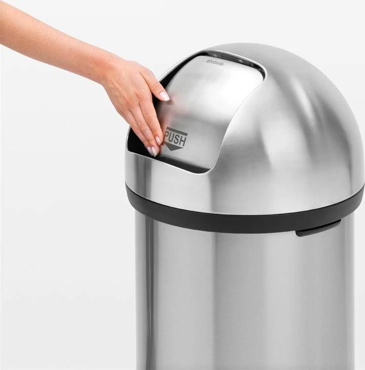 Brabantia Šiukšlių dėžė atidaroma ranka Push Bin, 60 L