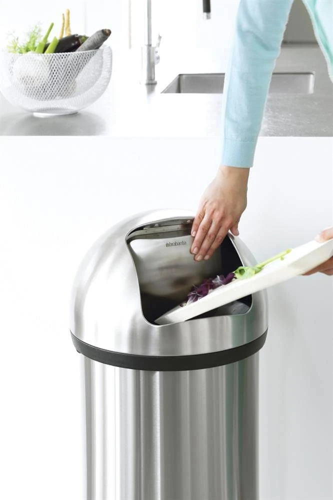 Brabantia Šiukšlių dėžė atidaroma ranka Push Bin, 60 L